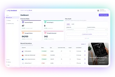 Early Feedback Dashboard